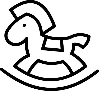 At. Web simgesi basit illüstrasyon