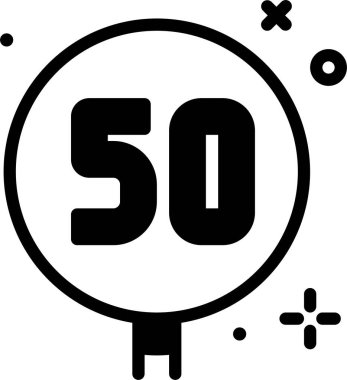 Yol simgesi, vektör illüstrasyonu