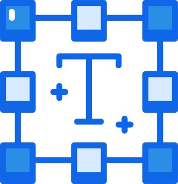 hiyerarşi. Web simgesi basit illüstrasyon