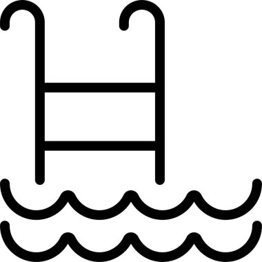 Yüzme havuzu. Basit tasarım