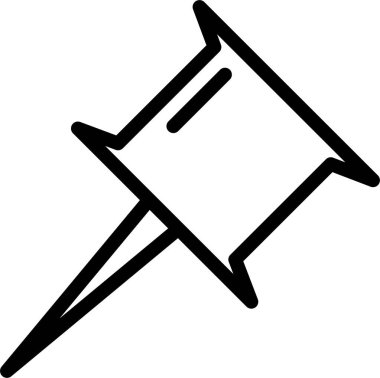 Kalem. Web simgesi basit illüstrasyon