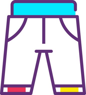 Etek. Web simgesi basit illüstrasyon