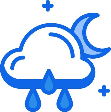 Bulut. Web simgesi basit illüstrasyon