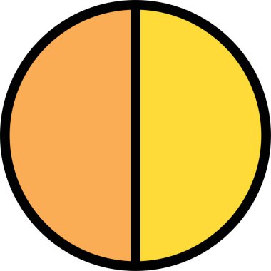 iş ve yönetim düz vektör simgesi. 