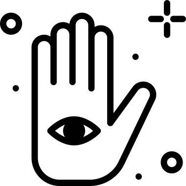 Meditasyon web simgesi, vektör illüstrasyonu 