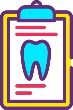 Tıbbi maskeli pano, vektör illüstrasyonu