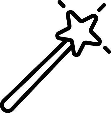 Sihirli değnek. Basit tasarım