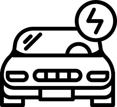 Araba aküsü. Web simgesi