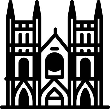 Binalar. Web simgesi vektör illüstrasyonu