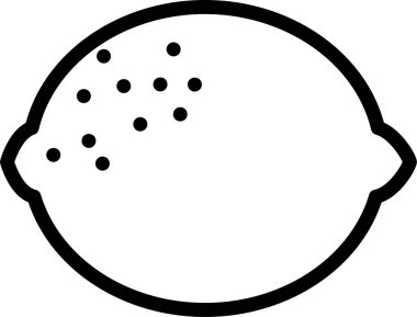 Limonun karikatür çizimi