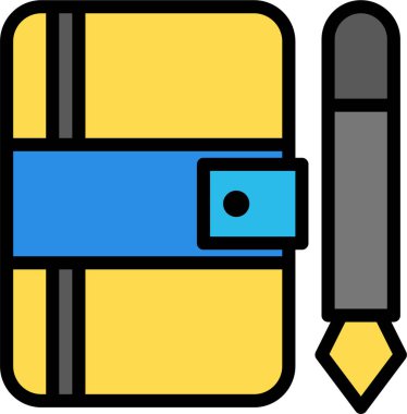 İş ve finans ikonu. Web simgesi basit illüstrasyon