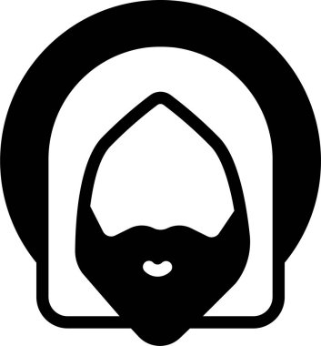 Maskeli bir kadının vektör çizimi