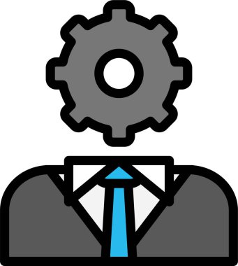 kullanıcı profili simgesi, basit vektör illüstrasyonu 