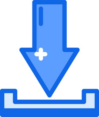 ekle. Web simgesi basit illüstrasyon