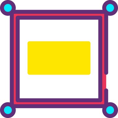 Bayrak. Web simgesi vektör illüstrasyonu