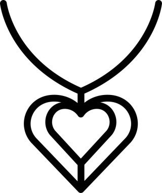 Kalp. Web simgesi basit illüstrasyon