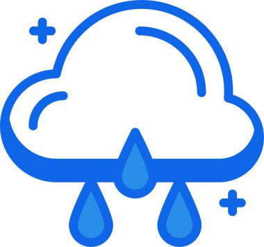 Bulut. Web simgesi basit illüstrasyon