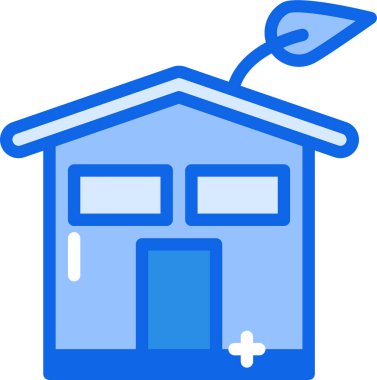 Ev. Web simgesi basit illüstrasyon