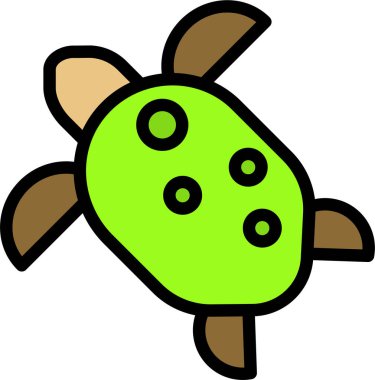 Sevimli tavşan. Basit resimleme