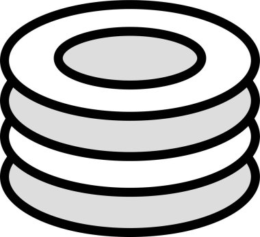 Dolar. Web simgesi basit illüstrasyon