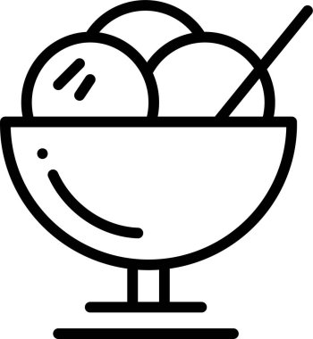 Dondurma. Basit resimleme