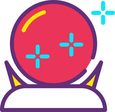 Modern simgenin vektör illüstrasyonu