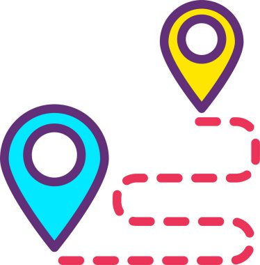 konum, harita, iğne, işaretleyici, GPS, navigasyon, rota, haritalar ve diğer düz renk