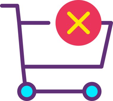 Alışveriş arabası. Basit tasarım