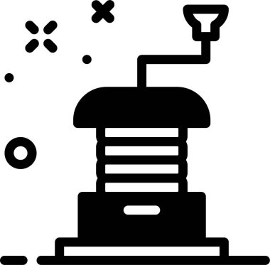 kahve web simgesi, basit vektör illüstrasyonu