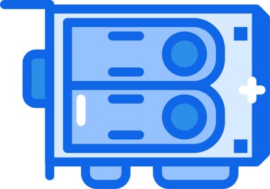 Yazıcı. Web simgesi basit illüstrasyon