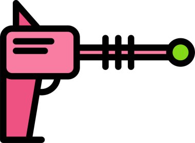 Silah. Web simgesi basit illüstrasyon