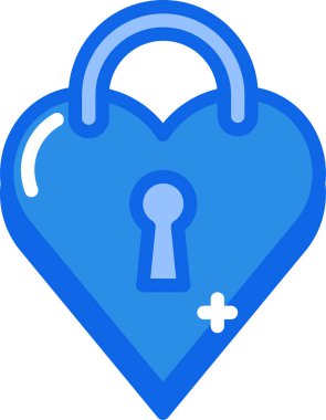 Kalp. Web simgesi basit illüstrasyon