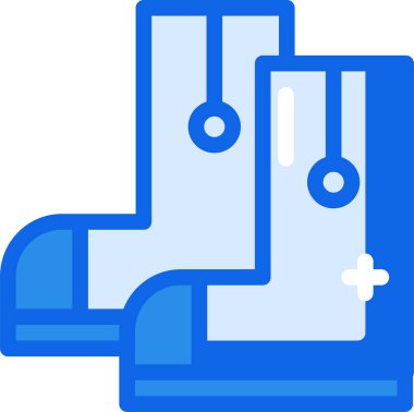 Eldiven. Web simgesi basit illüstrasyon