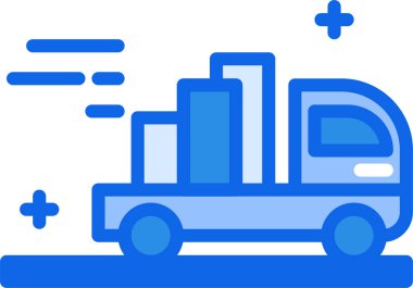 Tıbbi rapor vektör simgesi. biçim iki renkli düz sembol, yumuşak mavi renkler, yuvarlak açılar, beyaz arkaplan