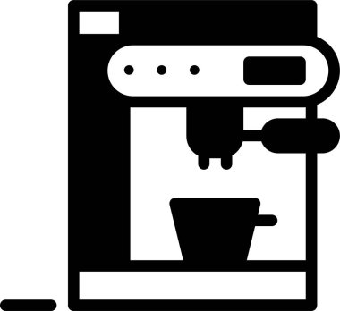 kahve web simgesi, basit vektör illüstrasyonu