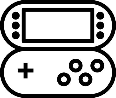 Oyun kolu. Web simgesi basit illüstrasyon