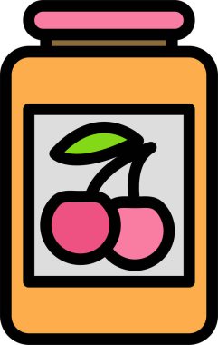 Marmelat. Web simgesi basit illüstrasyon 