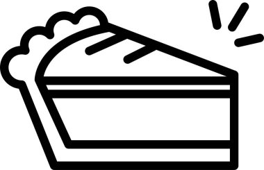 Tatlım. Web simgesi basit illüstrasyon