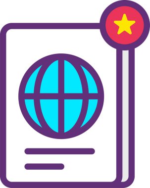 küresel ağ. Basit resimleme