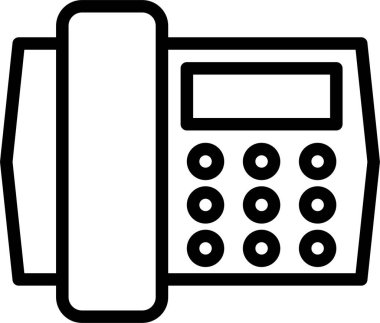 Sabit telefon. Basit resimleme