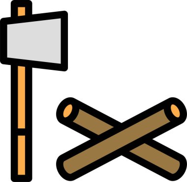 Bir beyzbol ikonunun vektör illüstrasyonu