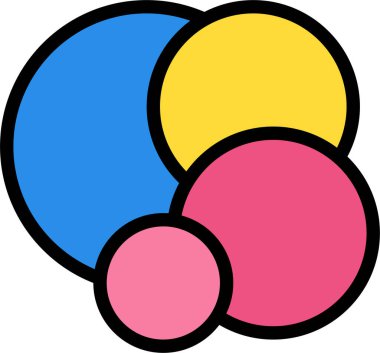 Basit bir simgenin vektör illüstrasyonu