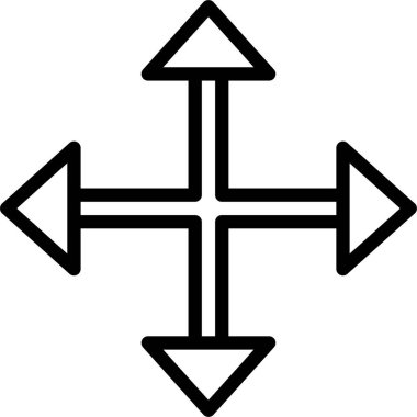 Oklar. Web simgesi vektör illüstrasyonu