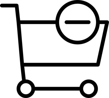 Alışveriş arabası. Basit tasarım