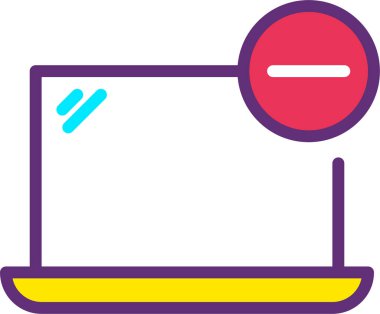 Bilgisayar. Web simgesi basit illüstrasyon