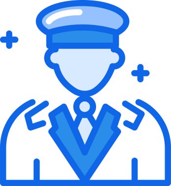 Adamım. Web simgesi basit illüstrasyon