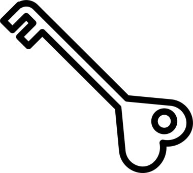 Makas. Web simgesi basit tasarım