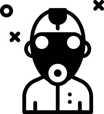 Biyoloji ve kimya simgesi, vektör illüstrasyonu beyaz arkaplanda izole edildi  