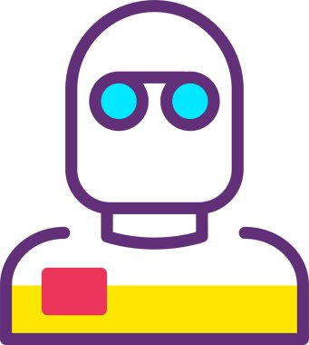 Yüz maskesi. Basit tasarım