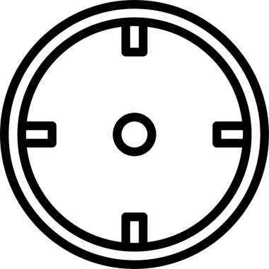 hedef simge, vektör illüstrasyonu